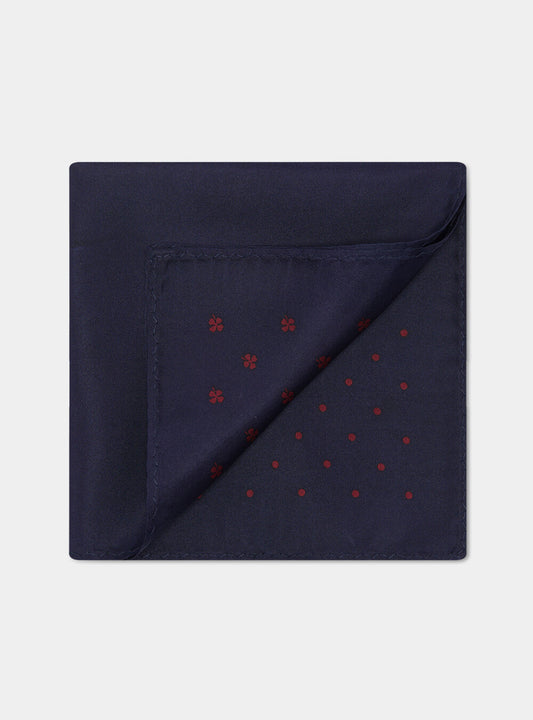 Pañuelo de seda estampado