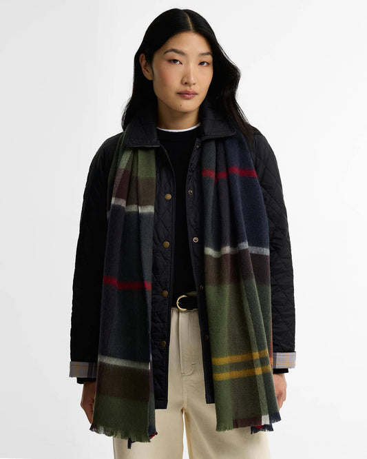 BARBOUR ROSEFIELD TARTAN SCARF