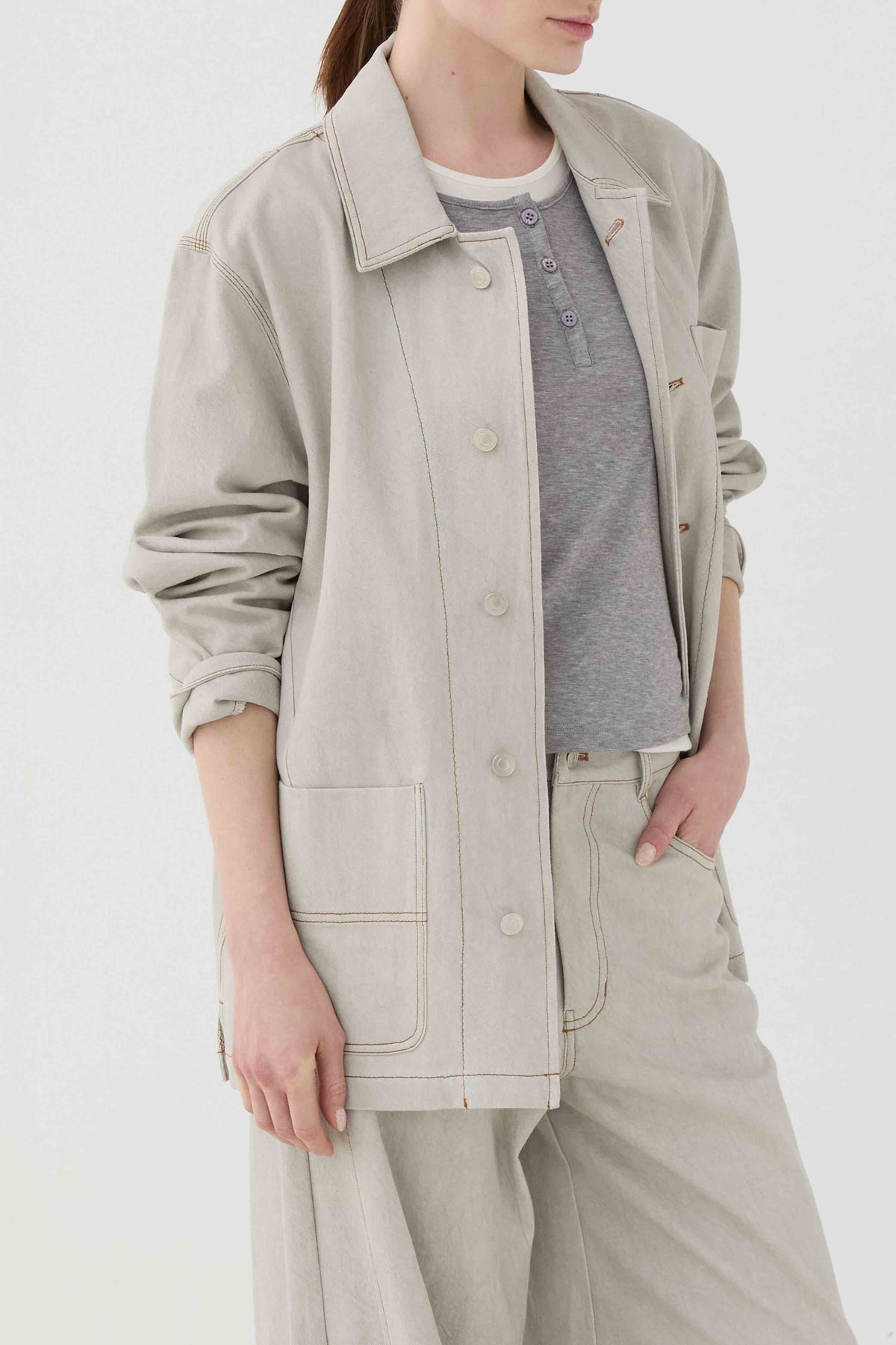 CHAQUETA GRIS