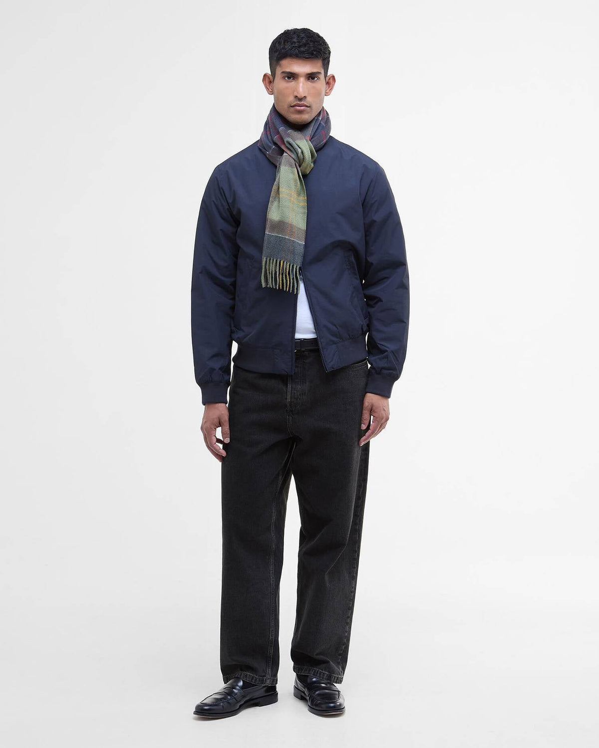 BARBOUR TARTAN CASHMERE SCARF