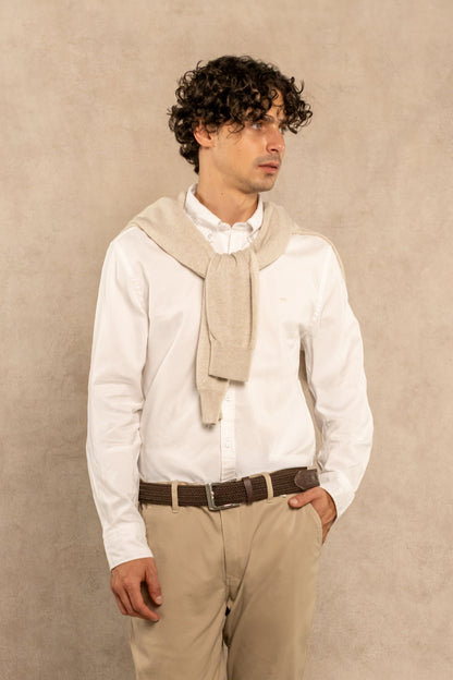 Camisa Antimanchas Oxford Blanco