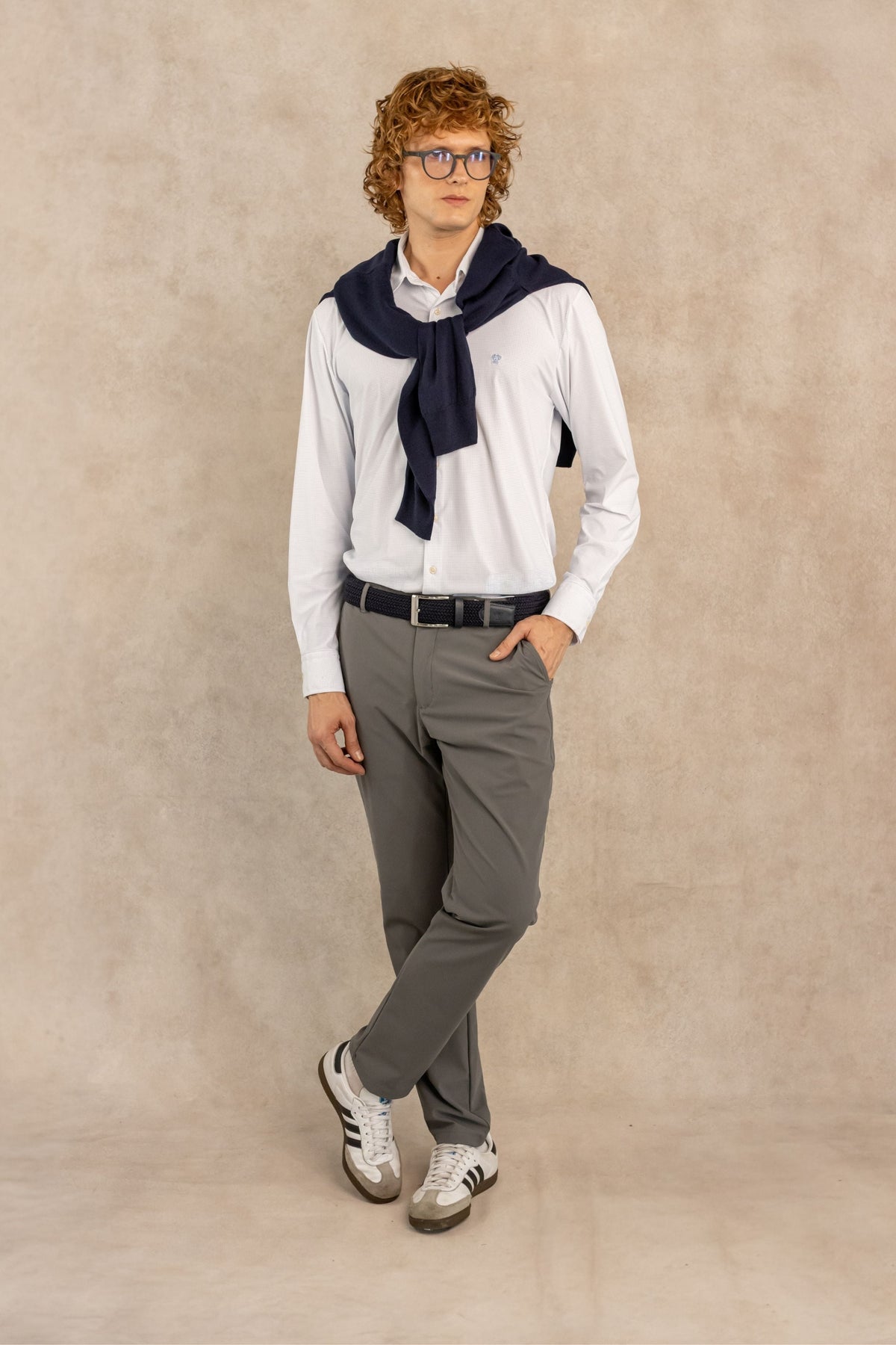 Pantalon Performance Antimanchas Gris Oscuro