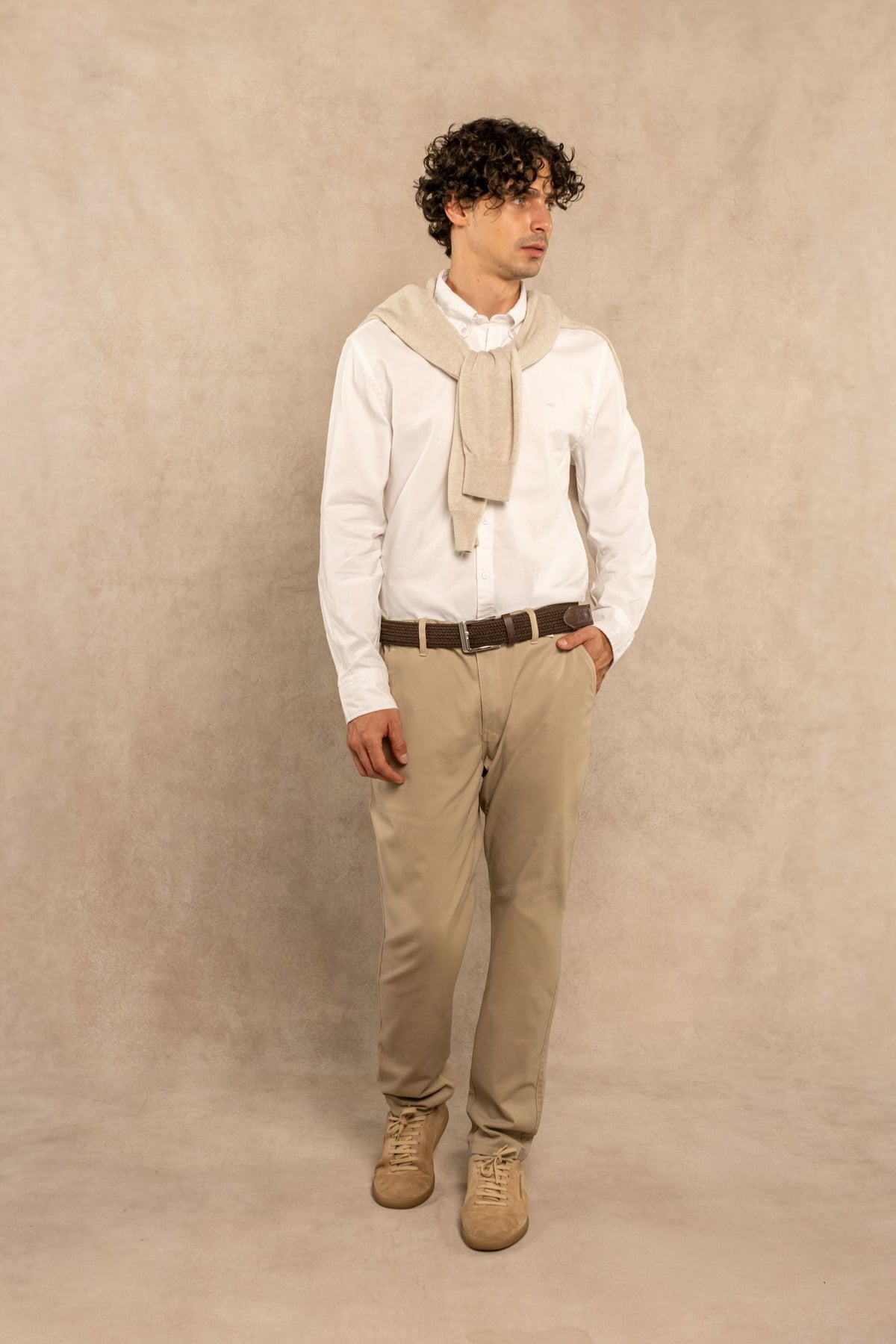 Camisa Antimanchas Oxford Blanco