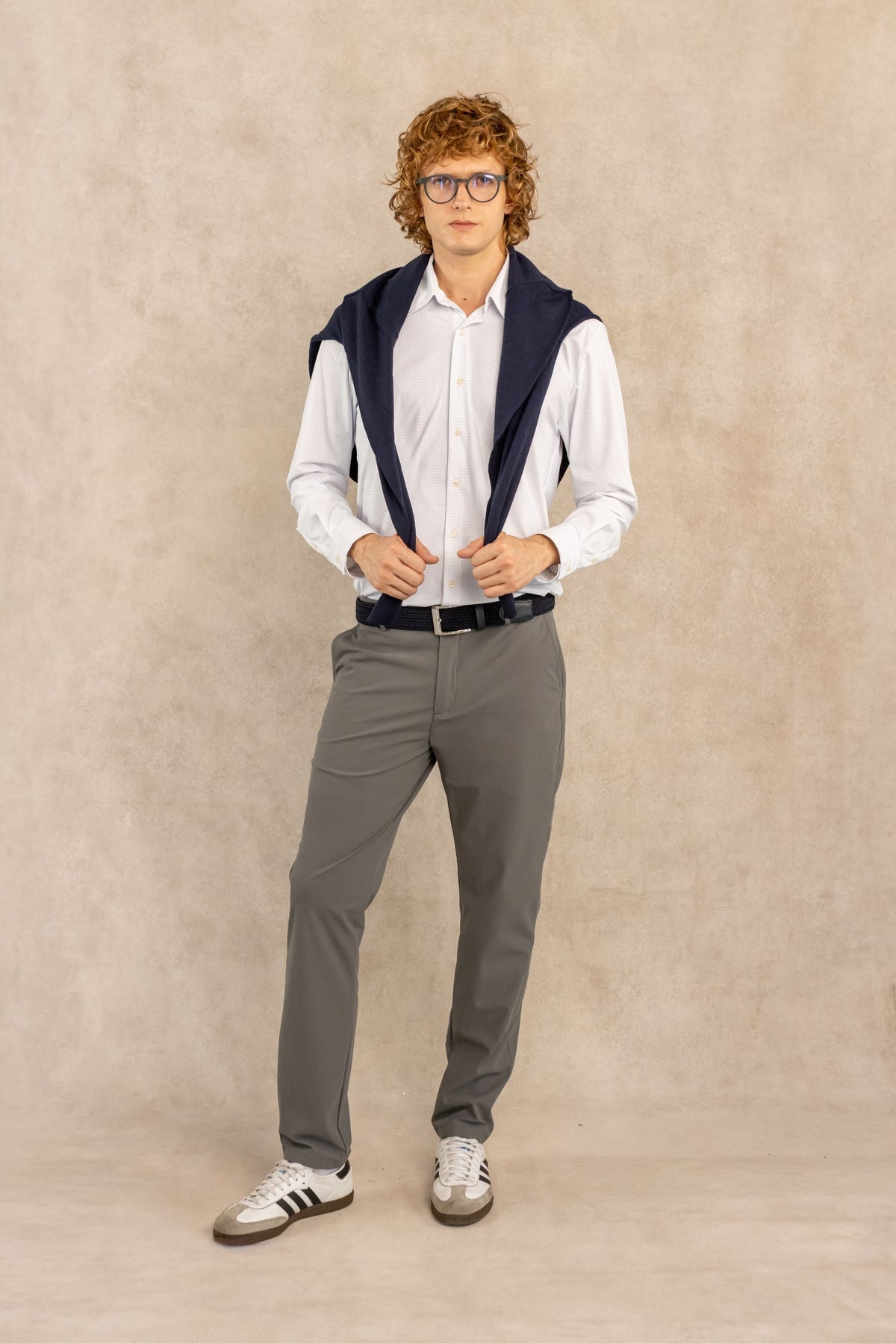 Pantalon Performance Antimanchas Gris Oscuro