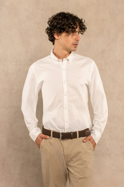Camisa Antimanchas Oxford Blanco
