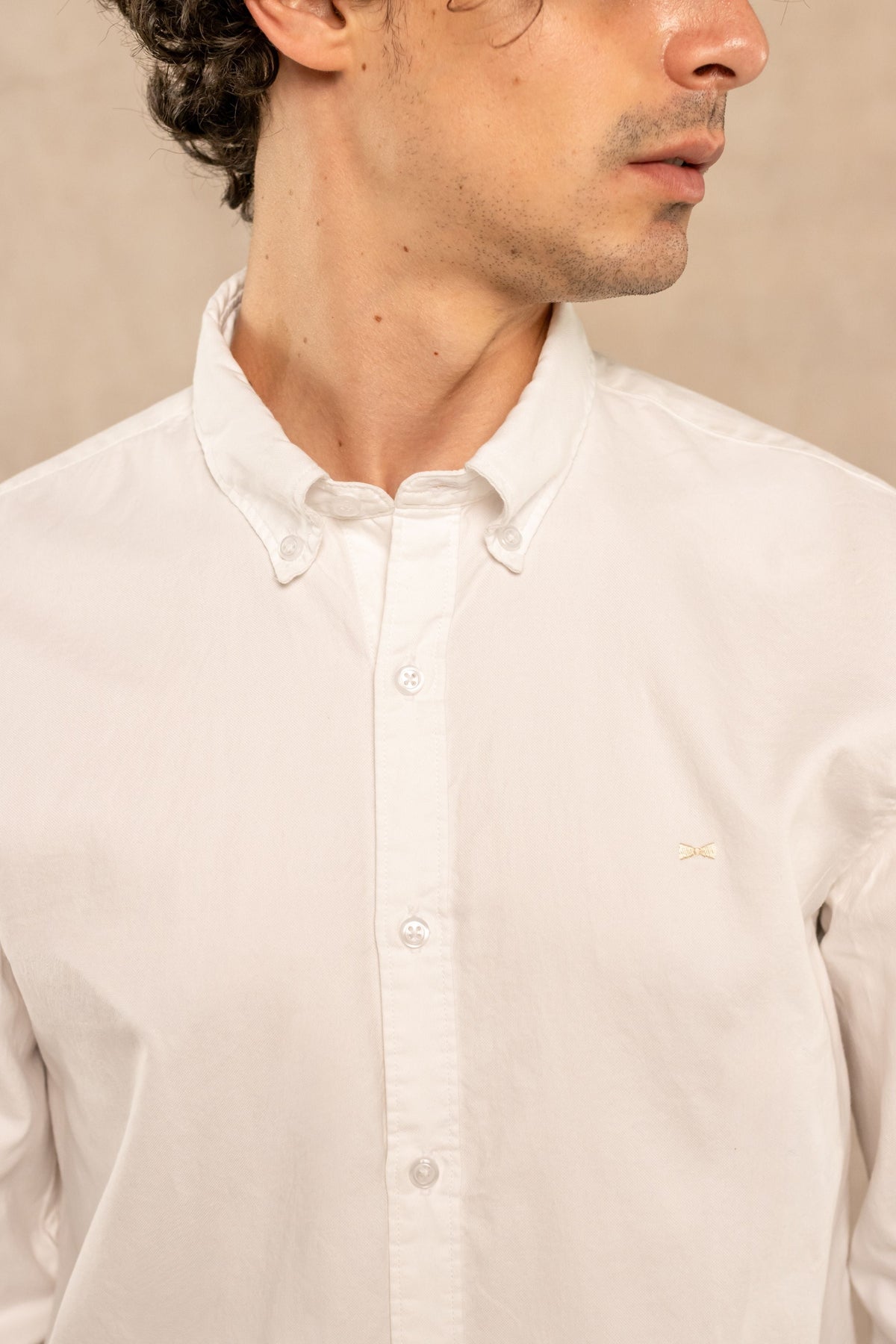 Camisa Antimanchas Oxford Blanco