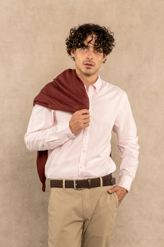 Camisa Antimanchas Oxford Pink