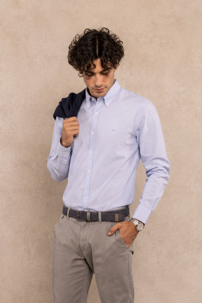 Camisa Antimanchas Oxford Han Blue