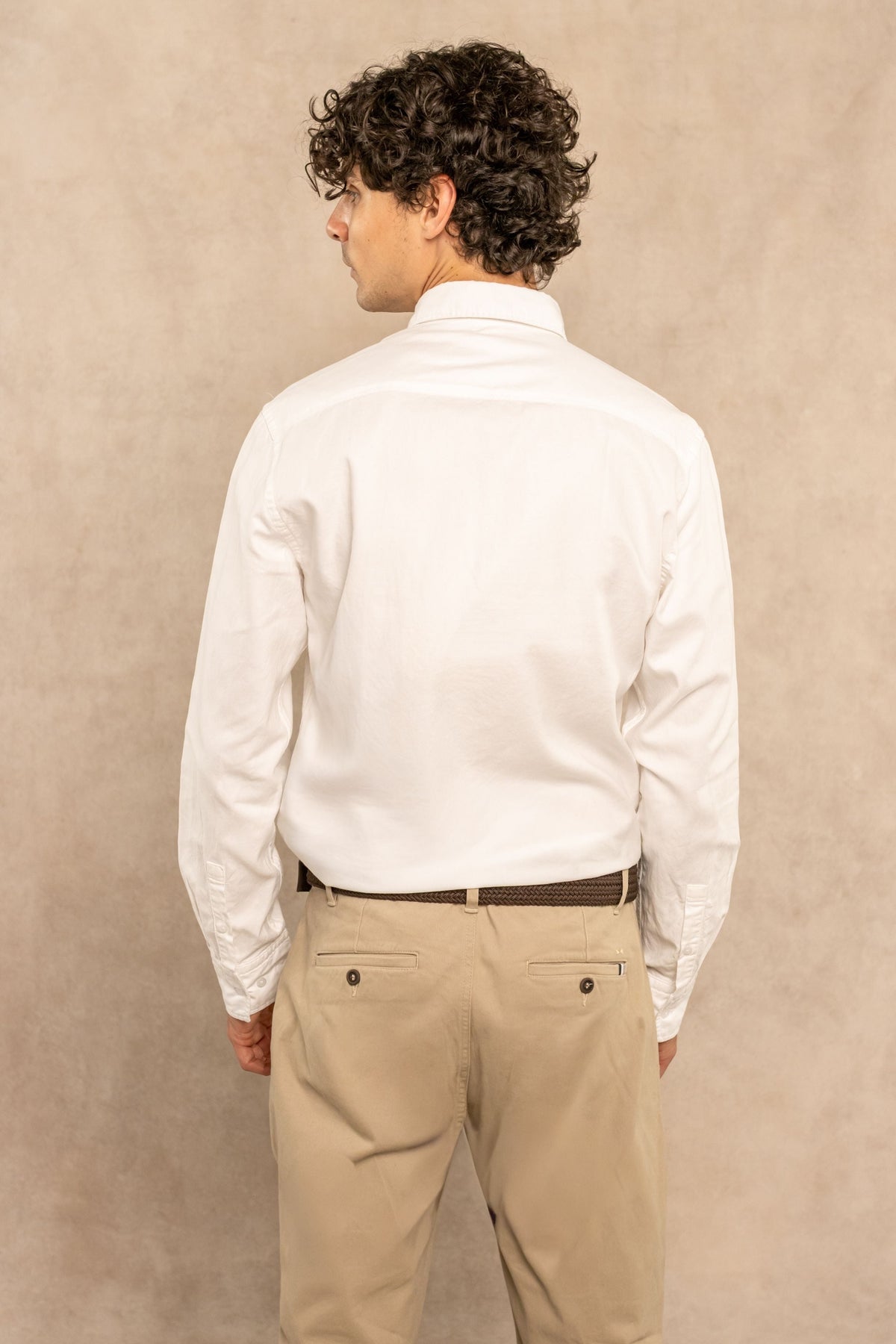 Camisa Antimanchas Oxford Blanco