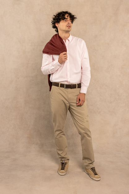 Camisa Antimanchas Oxford Pink