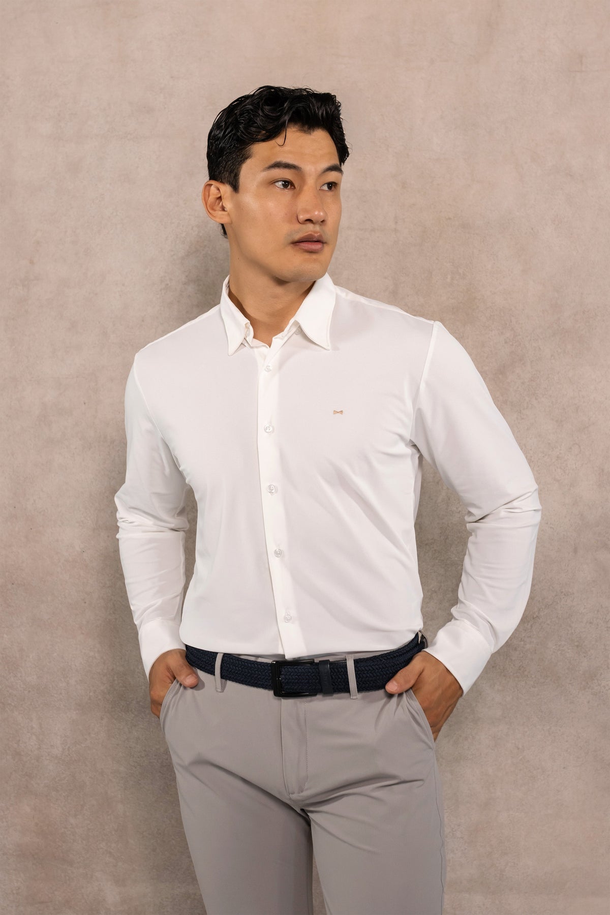 Camisa Performance Antiarrugas Blanco