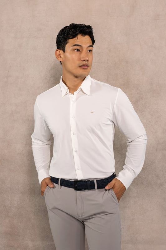 Camisa Performance Antiarrugas Blanco
