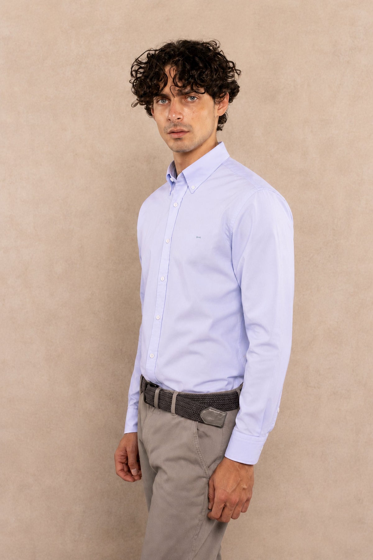 Camisa Antimanchas Oxford Han Blue
