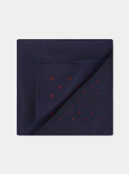 Pañuelo de seda estampado