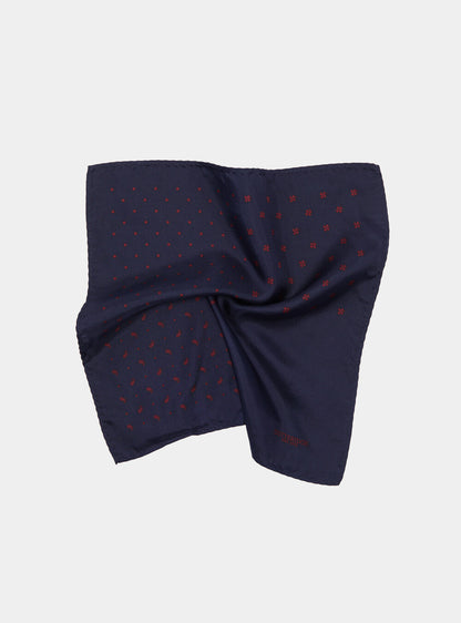 Pañuelo de seda estampado