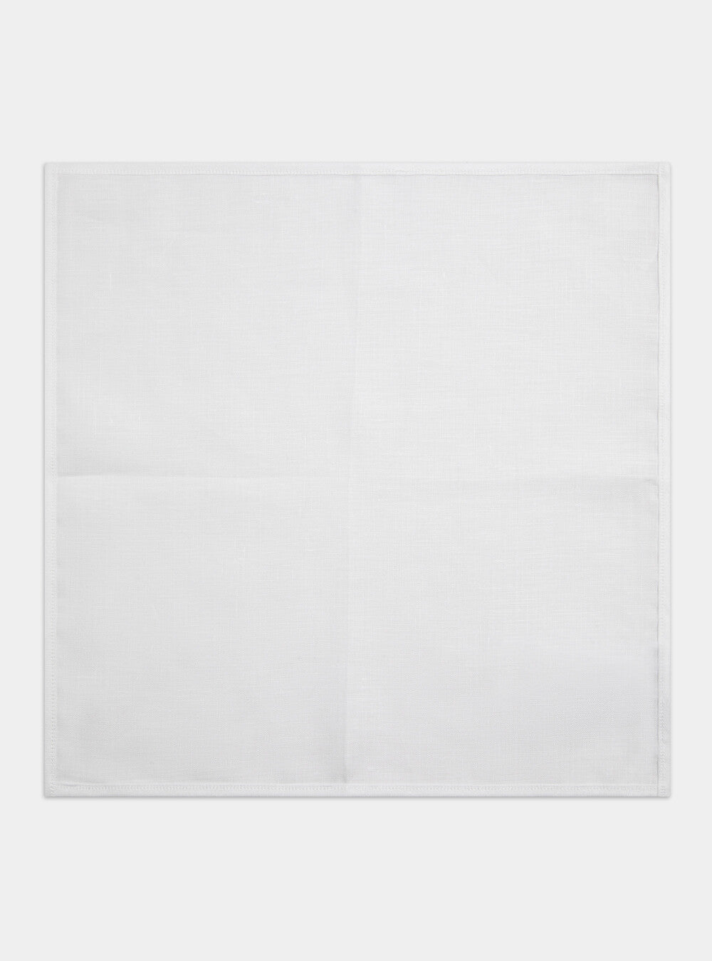 Pañuelo de lino blanco