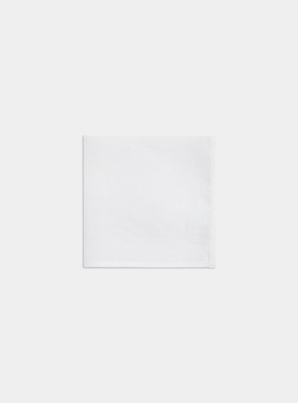 Pañuelo de lino blanco