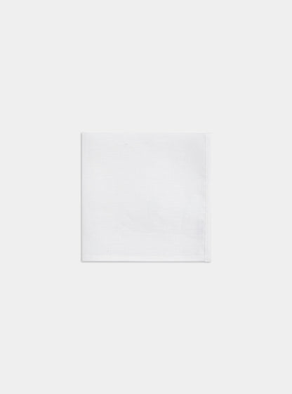 Pañuelo de lino blanco