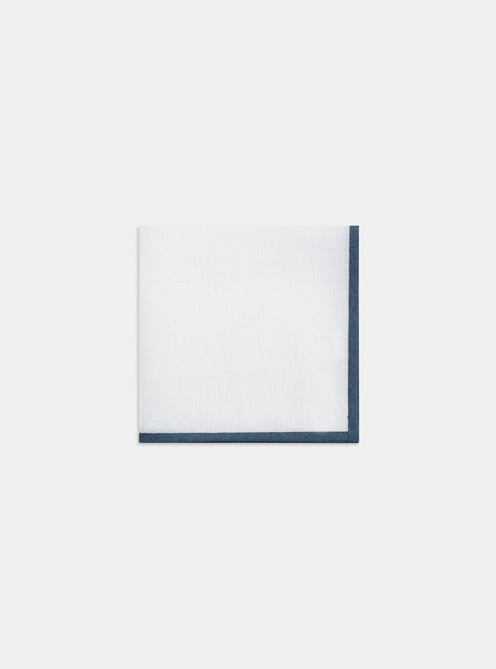 Pañuelo de lino con borde azul