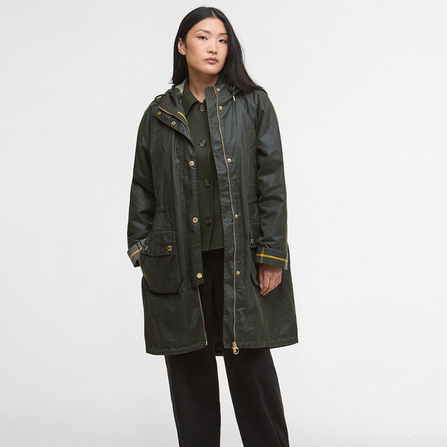 BARBOUR MARCY WAX PARKA