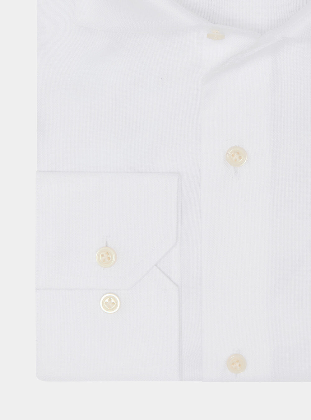 Camisa cuello semifrances oxford de algodón