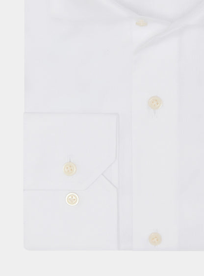 Camisa cuello semifrances oxford de algodón