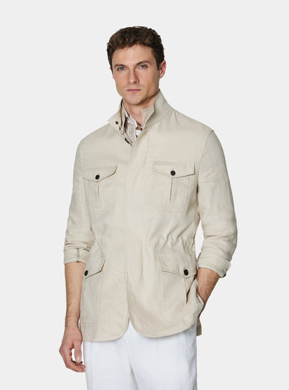 Field Jacket 100% lino