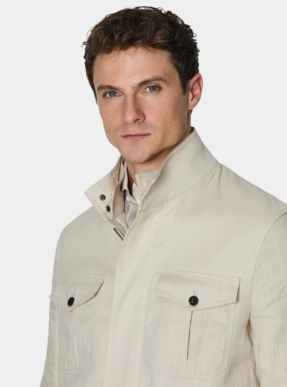 Field Jacket 100% lino