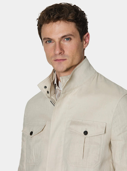 Field Jacket 100% lino