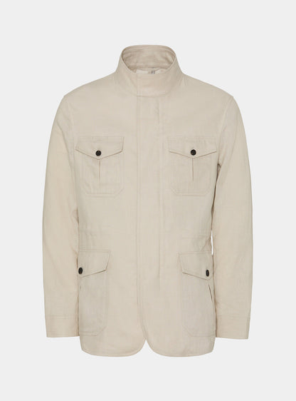 Field Jacket 100% lino