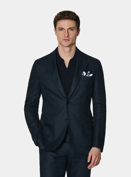 Chaqueta de traje 100% lino