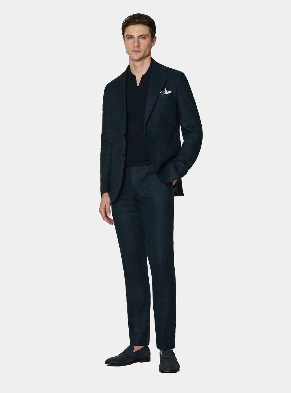 Chaqueta de traje 100% lino