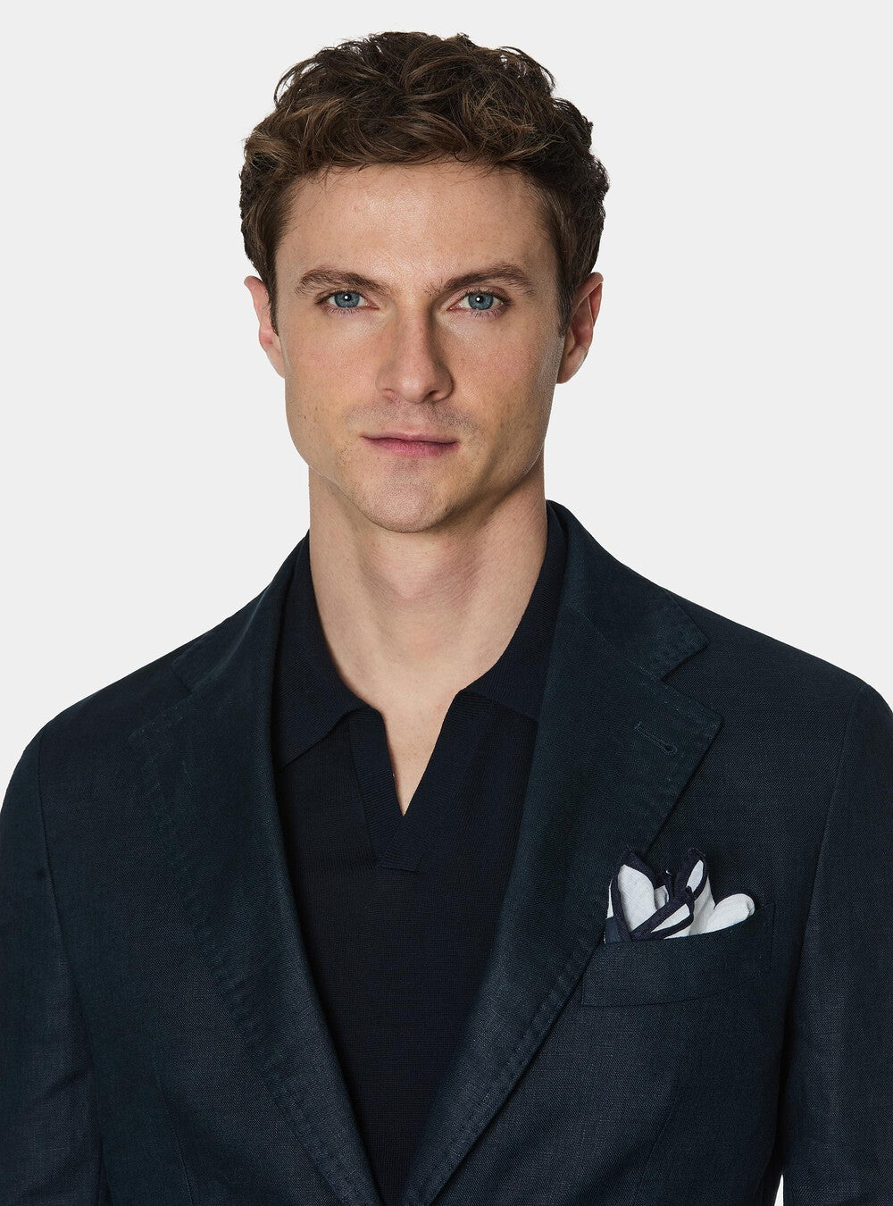 Chaqueta de traje 100% lino