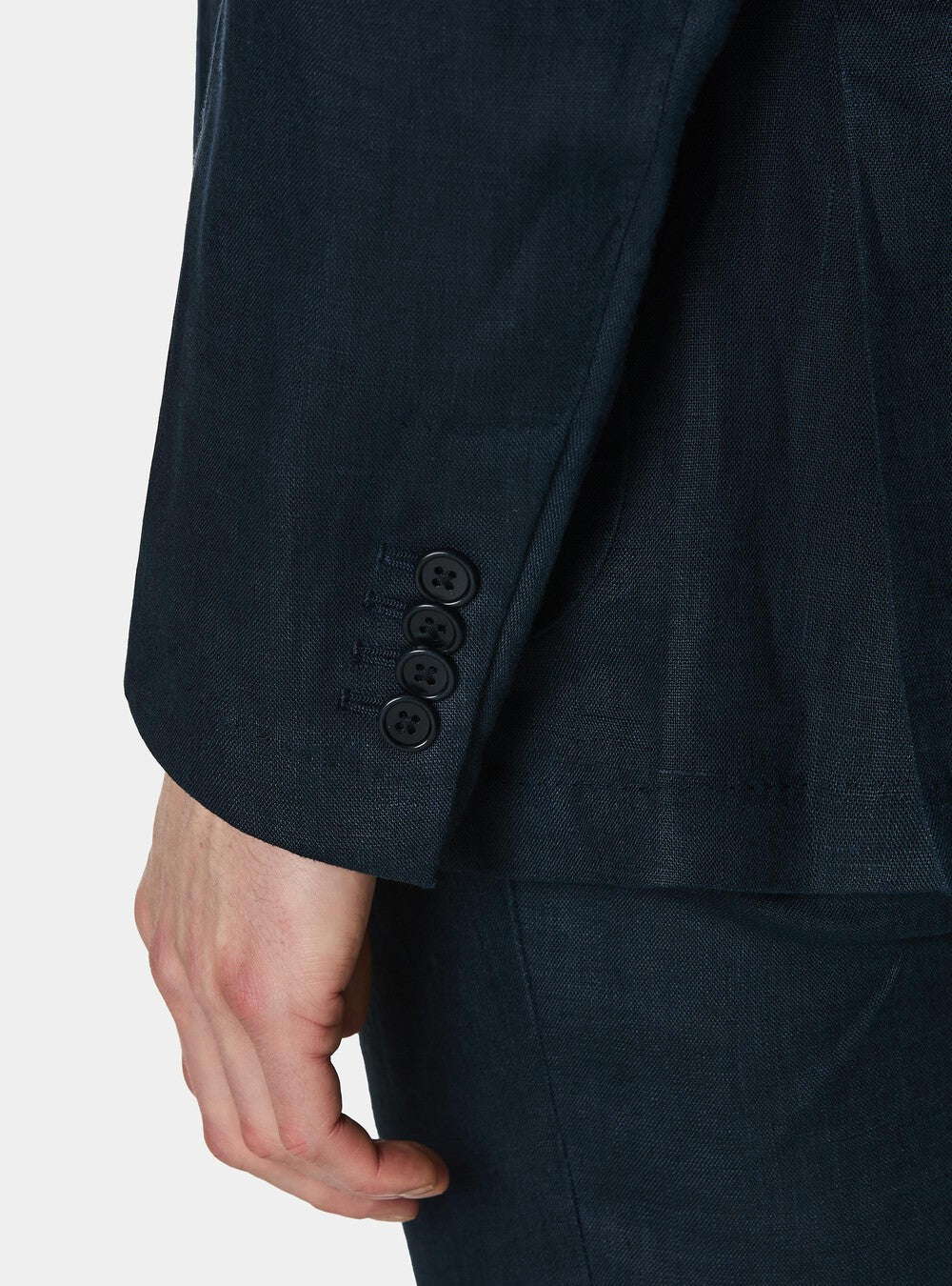 Chaqueta de traje 100% lino