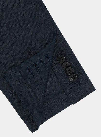 Chaqueta de traje 100% lino