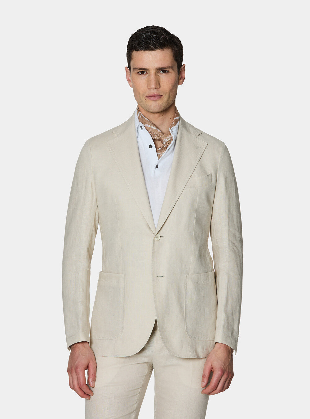 Chaqueta de traje 100% lino
