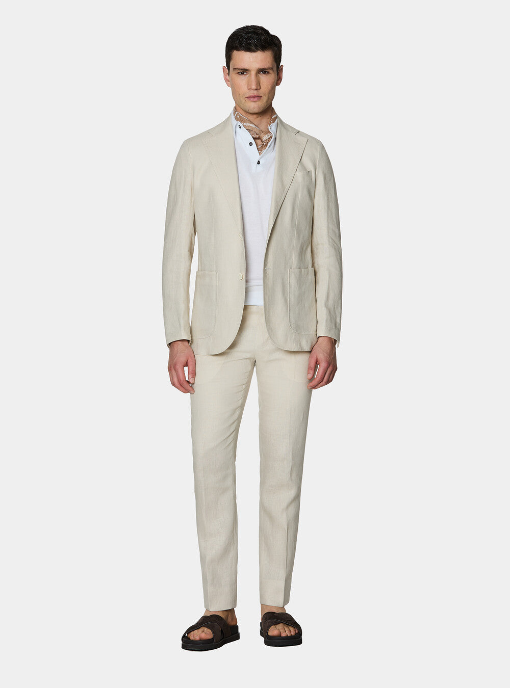 Chaqueta de traje 100% lino