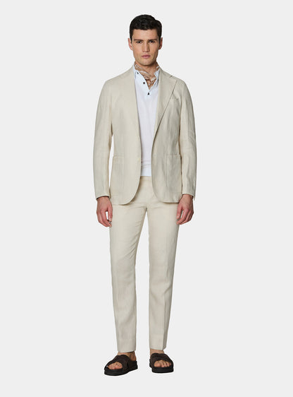 Chaqueta de traje 100% lino