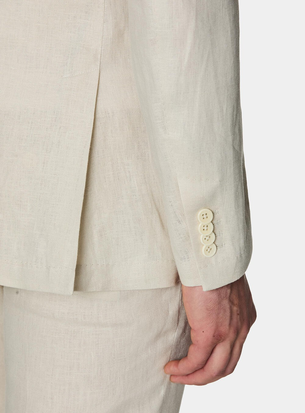 Chaqueta de traje 100% lino