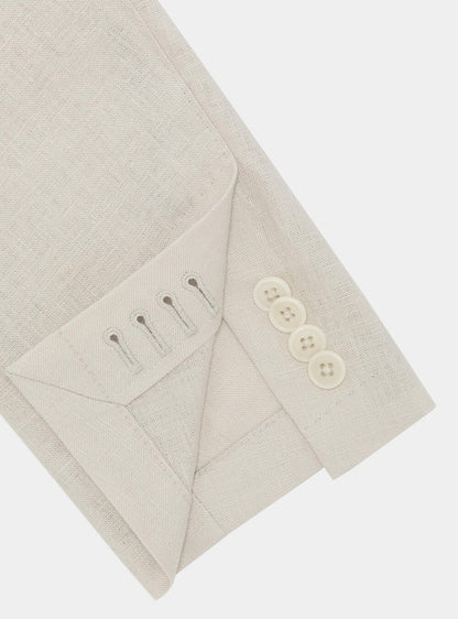 Chaqueta de traje 100% lino