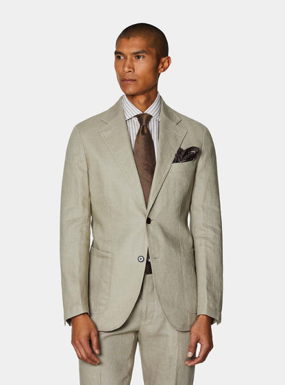 Chaqueta de traje 100% lino