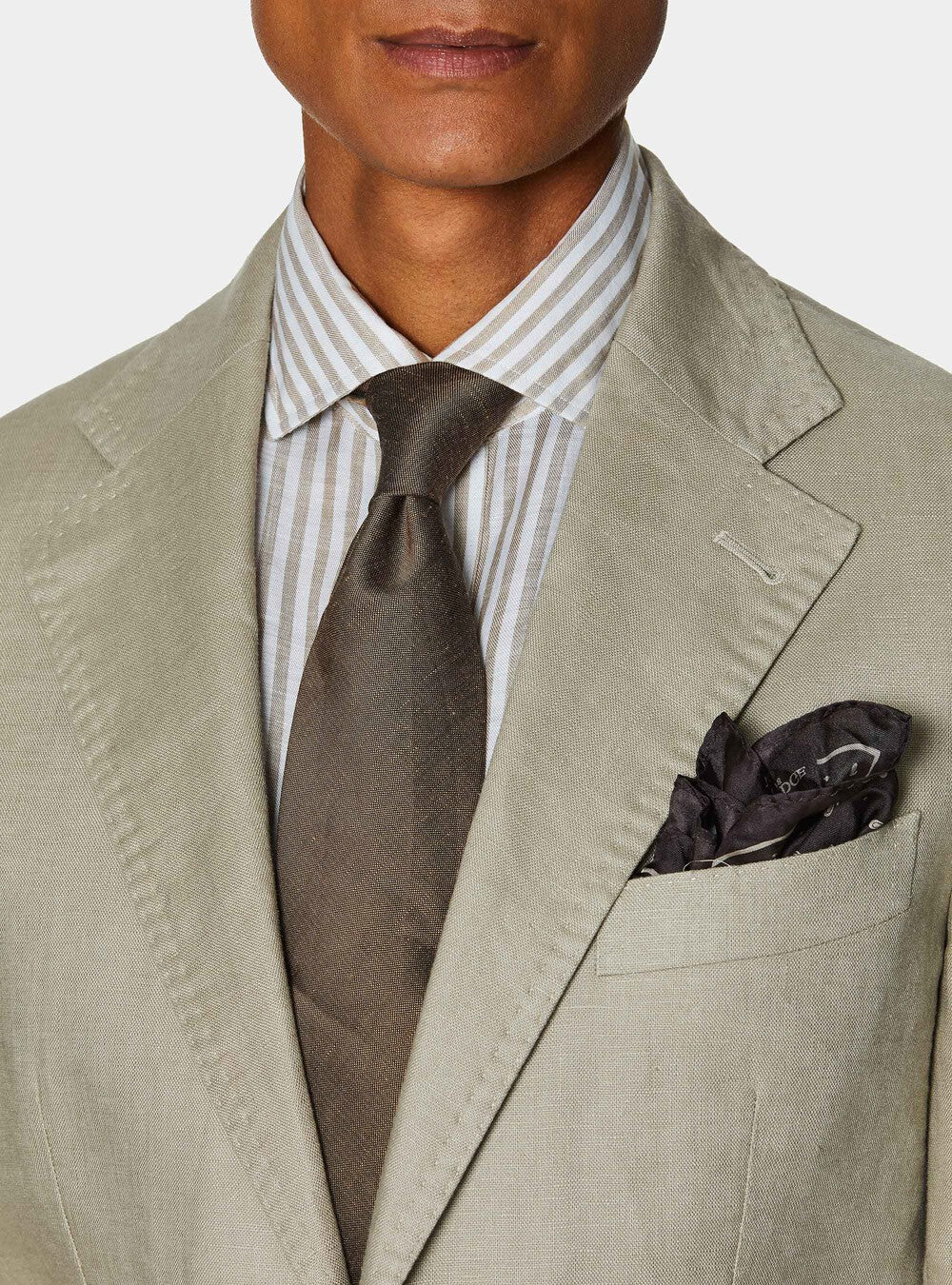 Chaqueta de traje 100% lino