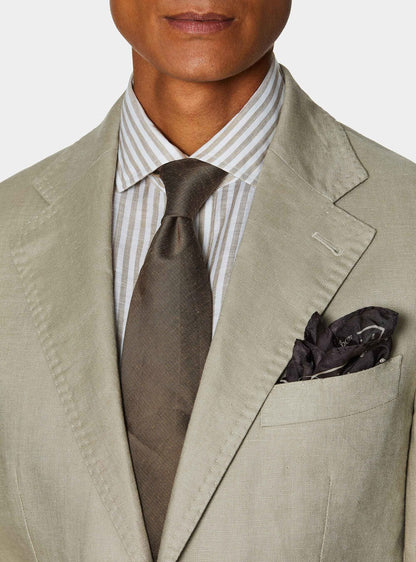 Chaqueta de traje 100% lino
