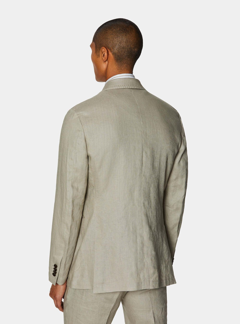 Chaqueta de traje 100% lino