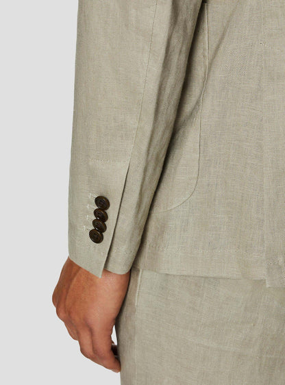 Chaqueta de traje 100% lino