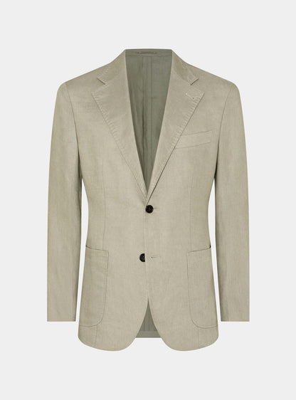 Chaqueta de traje 100% lino