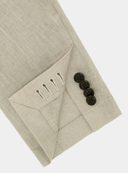 Chaqueta de traje 100% lino