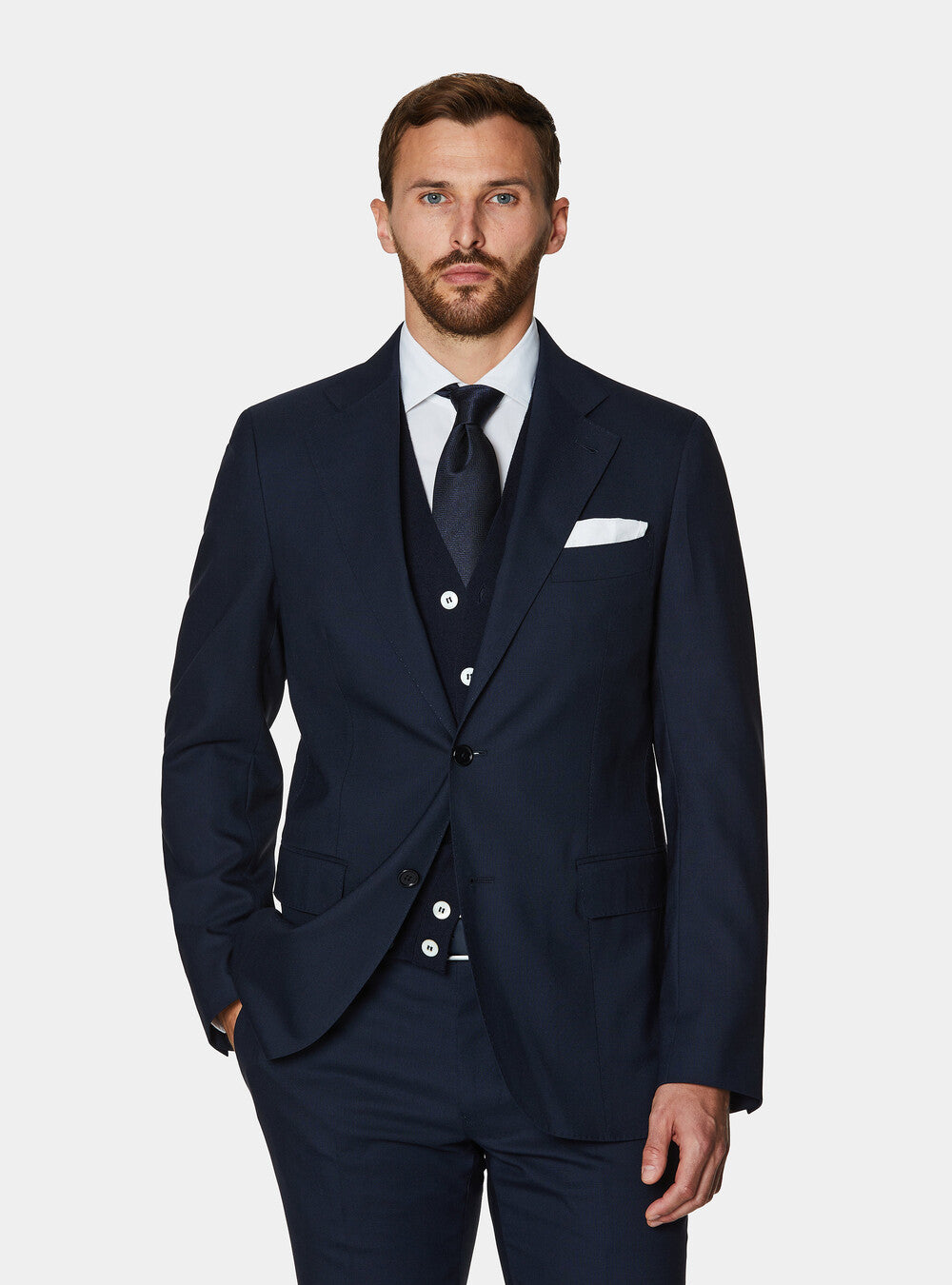 Chaqueta de traje de lana Vitale Barberis Canonico