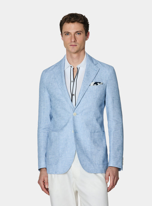 Chaqueta de algodón y lino