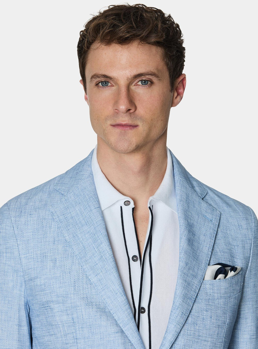 Chaqueta de algodón y lino